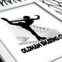 Ice Skating 3D Personalised Gift Print, thumbnail 1 of 5