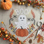 Boo Ghost Modern Cross Stitch Kit, thumbnail 1 of 4