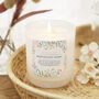Mother's Day Gift For Mama Floral Personalised Candle, thumbnail 1 of 10