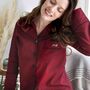 Organic Cotton Pyjamas Gift Personalised Custom Embroidery, thumbnail 1 of 5