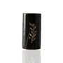 Handmade Olive Branch Black Marble Vase, thumbnail 2 of 2