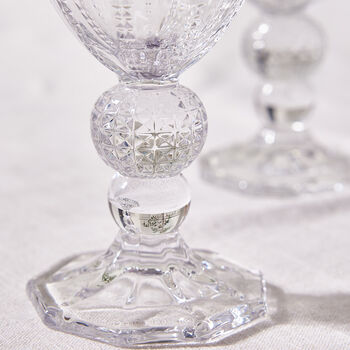 Set Of Four Bella Perle Glass Goblets, 5 of 7