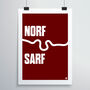 Norf Sarf Print, thumbnail 2 of 4