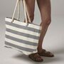 Personalised Cotton Canvas Tote Beach Bag, thumbnail 4 of 8
