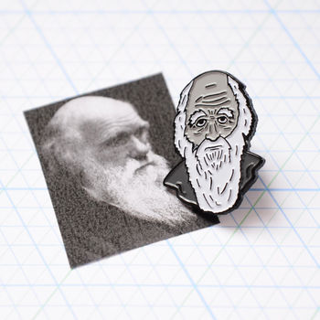 Charles Darwin Enamel Pin, 2 of 5