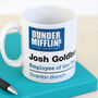 Personalised The Office Dunder Mifflin Employee Of The Year Mug, thumbnail 1 of 10