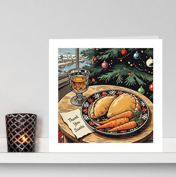 Pasty For Santa, A Cornish Christmas Card, 6 of 7