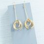 Sterling Silver Gaia Earrings, thumbnail 2 of 5