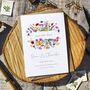 Wildflower Save The Date Cards And Envelopes, thumbnail 5 of 7