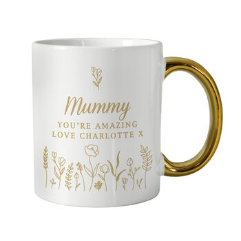 Personalised Floral Mug For Mum Mother's Day, 2 of 3