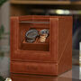 Personalised Large Tan Double Watch Display Case, thumbnail 1 of 5