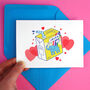 Personalised I Love You Romantic Greeting Card, thumbnail 3 of 5