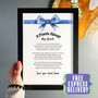 Personalised Poem Print Gift For Uncle, thumbnail 2 of 3