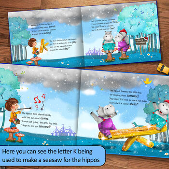 Personalised Christmas Story Book For Children, 4 of 11
