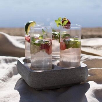 Drink Cooler Tray In 100% Natural Carelian Soapstone, 2 of 4
