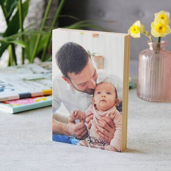 First Father's Day Wooden Block, 4 of 5