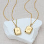 Personalised Sterling Silver Or 18ct Gold Cz Locket Necklace, thumbnail 1 of 8