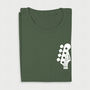 Personalised Bass Guitar Organic T Shirt, thumbnail 4 of 6