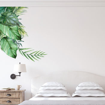 Tropical Leaves Wall Sticker Set, 2 of 3