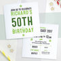 Personalised Party Invitations Double Sided, thumbnail 4 of 7