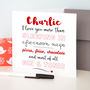 Personalised I Love You More Than… Card, thumbnail 1 of 3