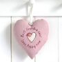 Personalised 80th Birthday Hanging Heart Gift For Her, thumbnail 6 of 12