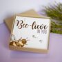 I Bee Lieve In You Bee Stud Earrings Gift, thumbnail 1 of 2