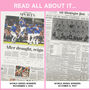 Chicago Cubs Personalised Gift Newspaper Book, thumbnail 5 of 11