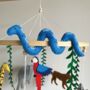 Jungle Animal Themed Baby Crib Mobile, thumbnail 4 of 11