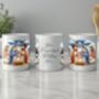 Personalised Cute Nativity Scene Christmas Mug, thumbnail 2 of 2