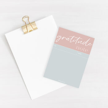 Set Of Three Notepads Happy, Gratitude And Love Notes, 9 of 9