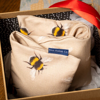 Lavender Wheat Warmer, Heated Wheat Bag In Bees, 7 of 8