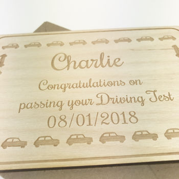 Personalised You Passed Congratulations Card, 5 of 7