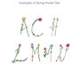 Spring Flower Personalised Notebook, thumbnail 2 of 3