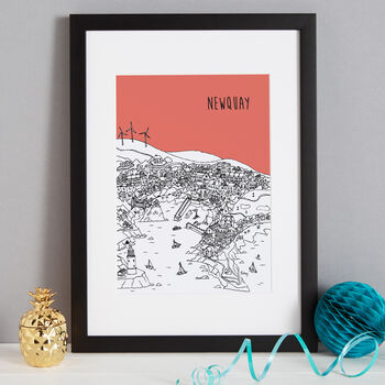Personalised Newquay Print, 4 of 10