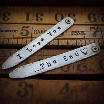 Personalised Silver Collar Stiffeners, 4 of 6