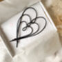 Wire Heart Shapes Wall Art, thumbnail 5 of 6