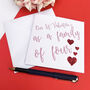 First Family Valentine's Card, thumbnail 6 of 8