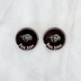 Secret Message Gunmetal And Real Leather Cufflinks, thumbnail 7 of 8