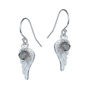 Sterling Silver Angel Wing And Stone Jewellery Set, thumbnail 6 of 7