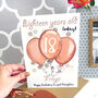 Personalised Balloons Relation 18th Birthday Card, thumbnail 3 of 10