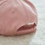 Personalised Girls' Daddy's Girl Cap In Pink, thumbnail 2 of 4
