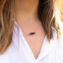 Sterling Silver Amethyst Birthstone Necklace, thumbnail 1 of 7