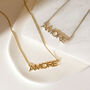 Amore Sterling Silver / Gold Plated Necklace, thumbnail 1 of 10