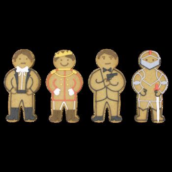 Biscuiteers Hand Iced Heart Throbs Letterbox Biscuits, 4 of 4