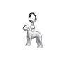 Bedlington Terrier Sterling Silver Jewellery Charm, thumbnail 2 of 7