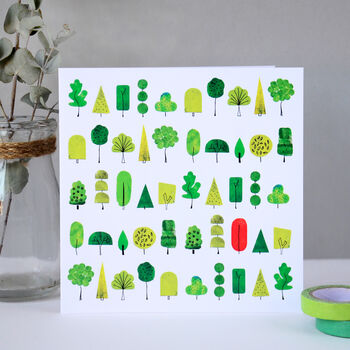 Nature Trees Birthday Card, 11 of 12