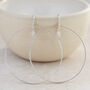 Sterling Silver And Rose Quartz Celestial Hoop Earrings, thumbnail 1 of 3
