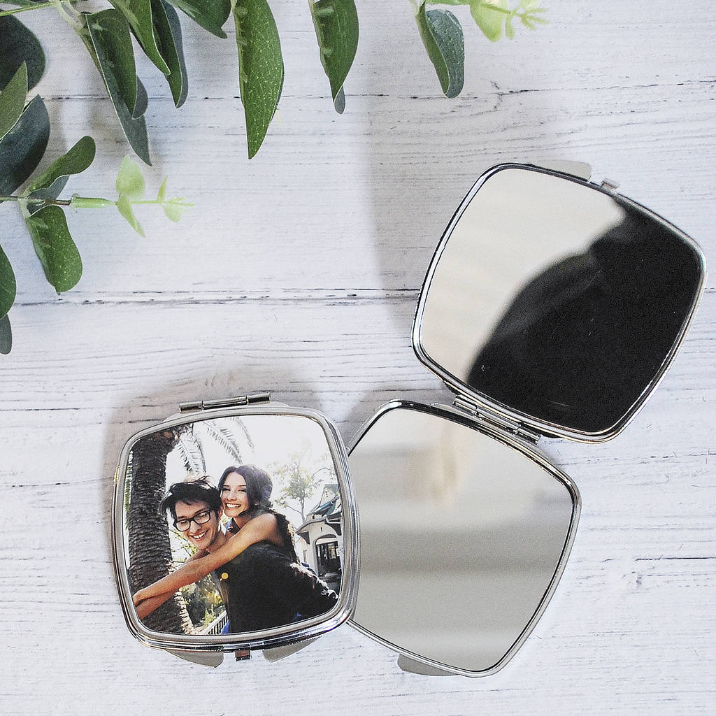 Photo Personalised Compact Mirror, 1 of 3