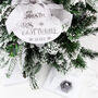 First Christmas As A Mrs Personalised Christmas Bauble, thumbnail 3 of 7